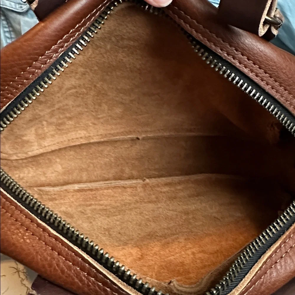 Go Forth Goods small Hoffman deluxe saddle crossbody bag NEW - Picture 10 of 16